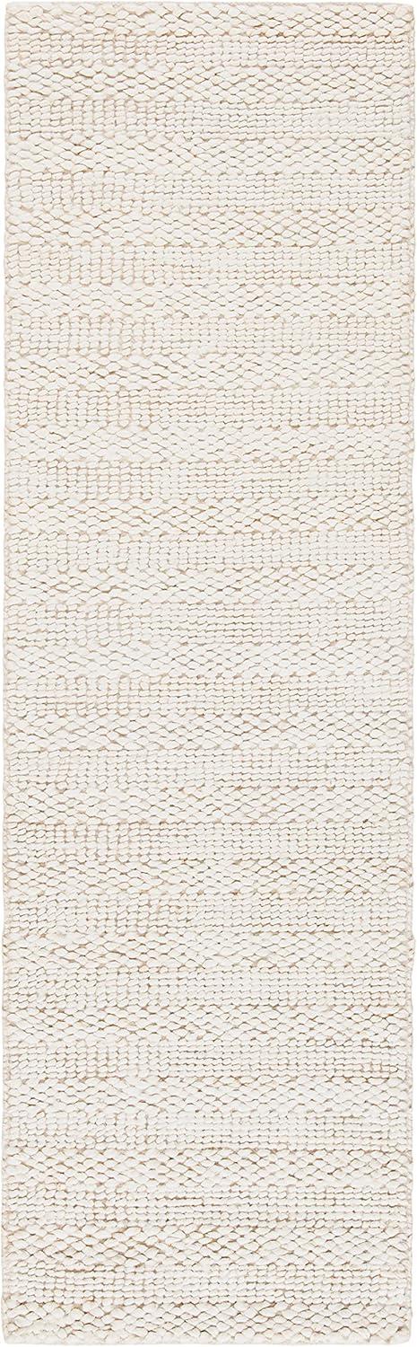 image:imageSAFAVIEH Area Rug 8x10 Natural Fiber Collection Large Bleach Handmade Jute Braided Woven Design Ideal for Living Room Bedroom NF212DBleach
