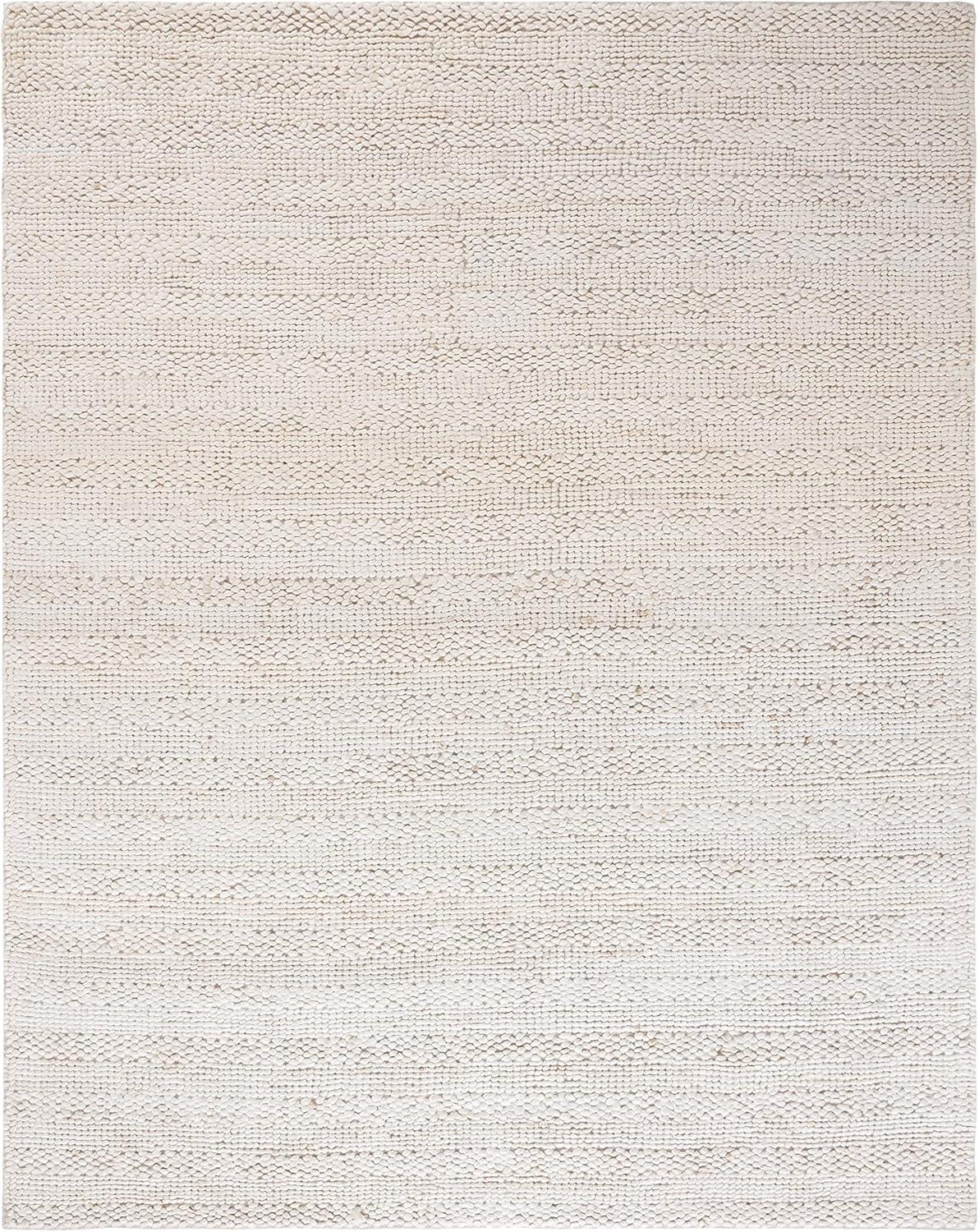 image:imageSAFAVIEH Area Rug 8x10 Natural Fiber Collection Large Bleach Handmade Jute Braided Woven Design Ideal for Living Room Bedroom NF212DBleach
