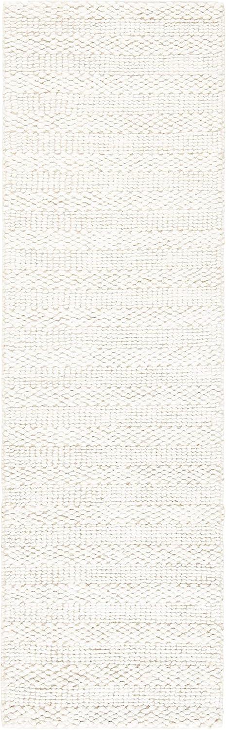 image:imageSAFAVIEH Area Rug 8x10 Natural Fiber Collection Large Bleach Handmade Jute Braided Woven Design Ideal for Living Room Bedroom NF212DBleach