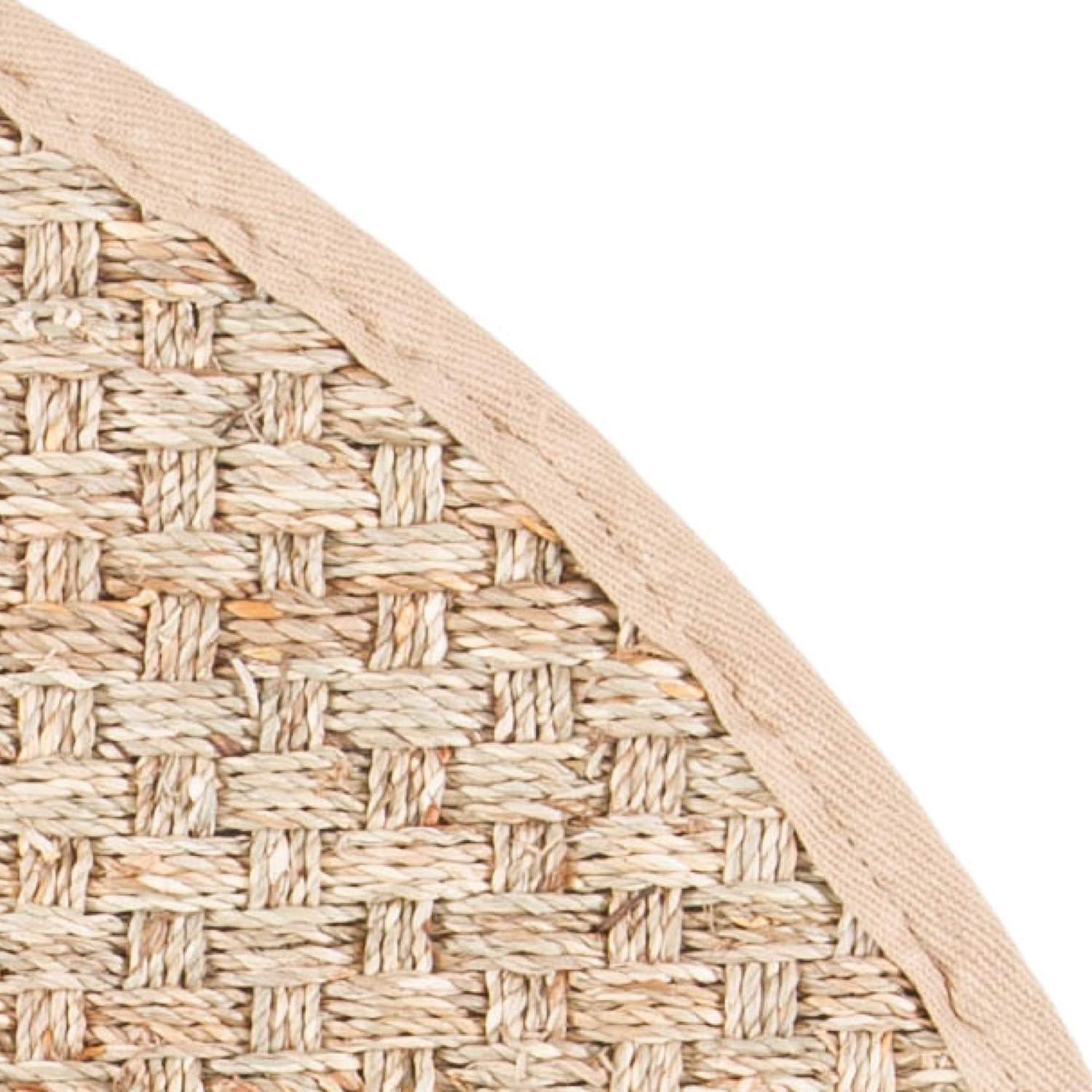image:imageSAFAVIEH Area Rug 8x10 Natural Fiber Collection Large Natural amp Beige Seagrass Basketweave Pattern NF114ANaturalBeige