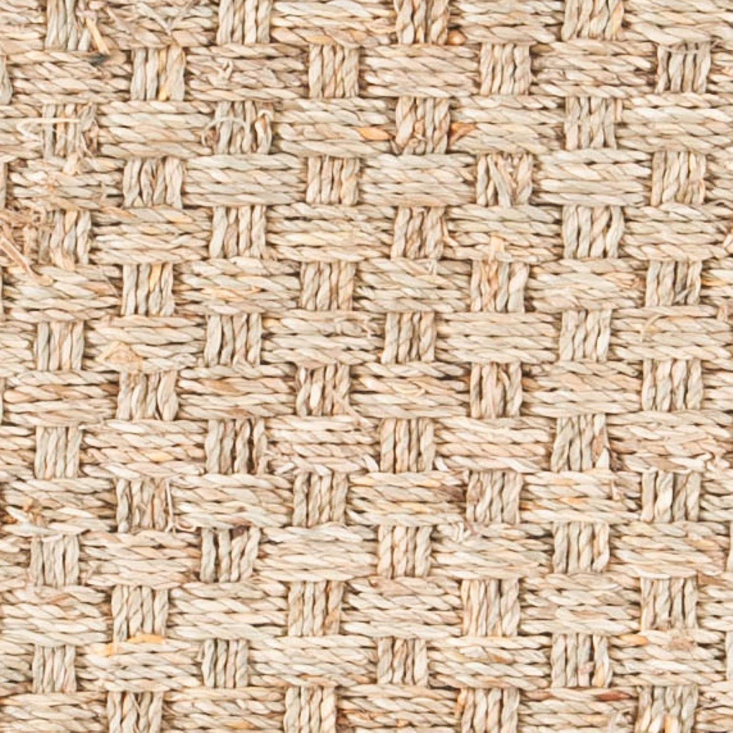 image:imageSAFAVIEH Area Rug 8x10 Natural Fiber Collection Large Natural amp Beige Seagrass Basketweave Pattern NF114ANaturalBeige