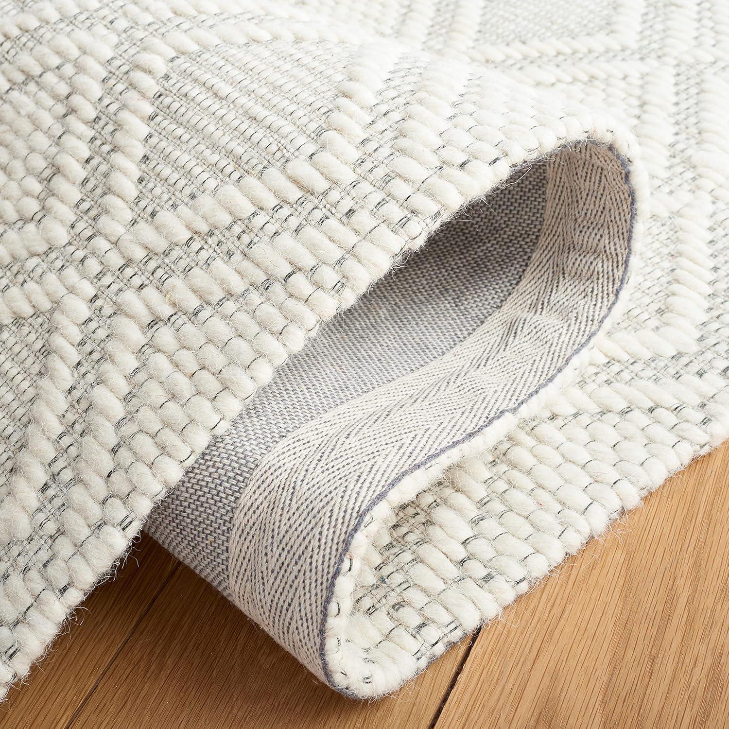 image:imageSAFAVIEH Area Rug 8x10 Natural Fiber Collection Large Natural amp Beige Seagrass Basketweave Pattern NF114ANaturalBrown