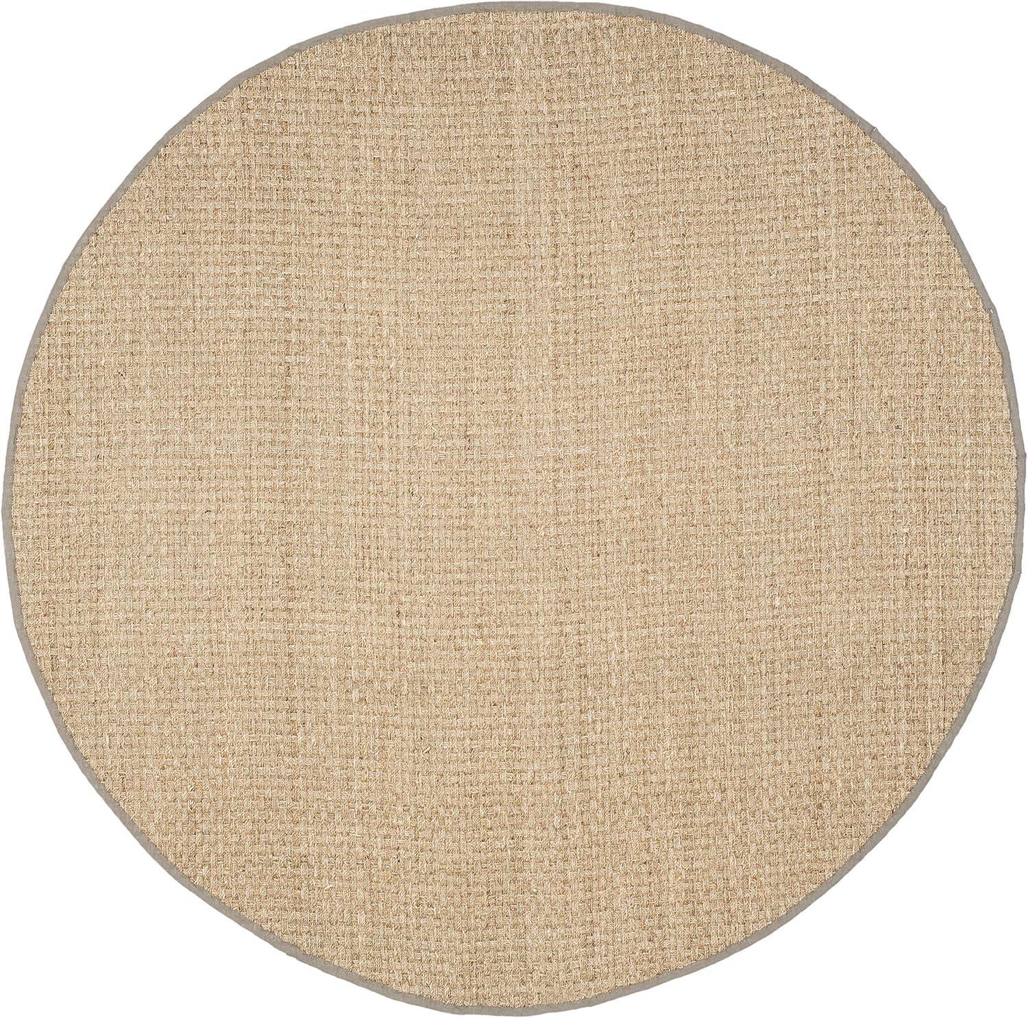 image:imageSAFAVIEH Area Rug 8x10 Natural Fiber Collection Large Natural amp Beige Seagrass Basketweave Pattern NF114ANaturalGrey