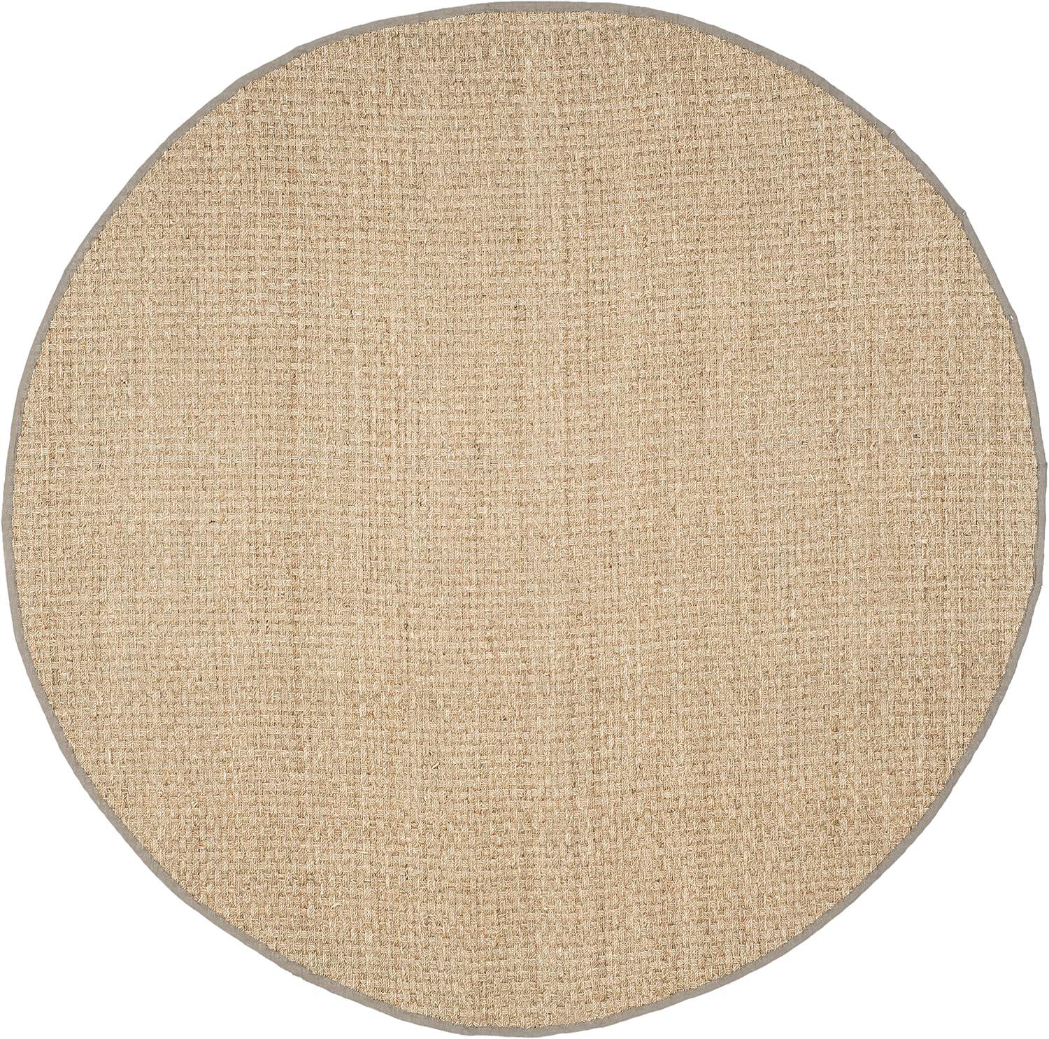 image:imageSAFAVIEH Area Rug 8x10 Natural Fiber Collection Large Natural amp Beige Seagrass Basketweave Pattern NF114ANaturalGrey