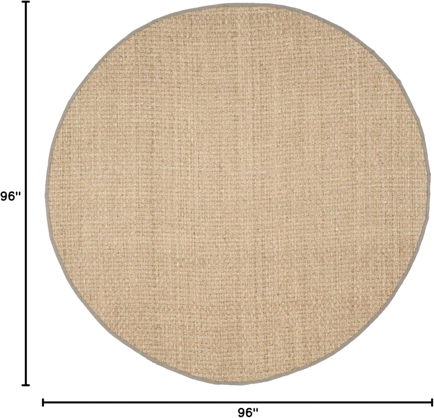 image:imageSAFAVIEH Area Rug 8x10 Natural Fiber Collection Large Natural amp Beige Seagrass Basketweave Pattern NF114ANaturalGrey