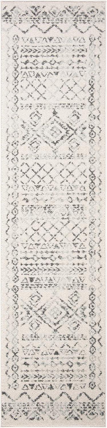 image:imageSAFAVIEH Area Rug 8x10 Tulum Collection Large Ivory amp Black Moroccan Boho Distressed Design NonShedding amp Easy to Clean Ideal for Living Room Bedroom Dining Space TUL268DIvoryGrey