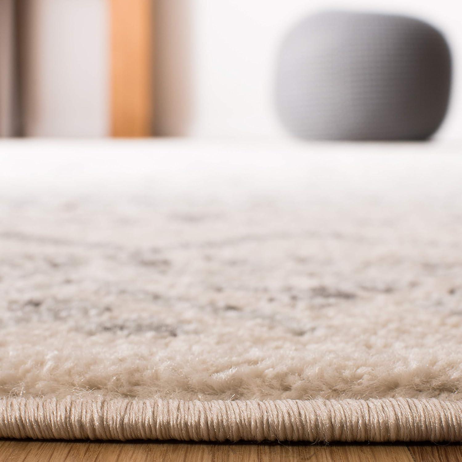 image:imageSAFAVIEH Area Rug 8x10 Tulum Collection Large Ivory amp Black Moroccan Boho Distressed Design NonShedding amp Easy to Clean Ideal for Living Room Bedroom Dining Space TUL268DIvoryGrey