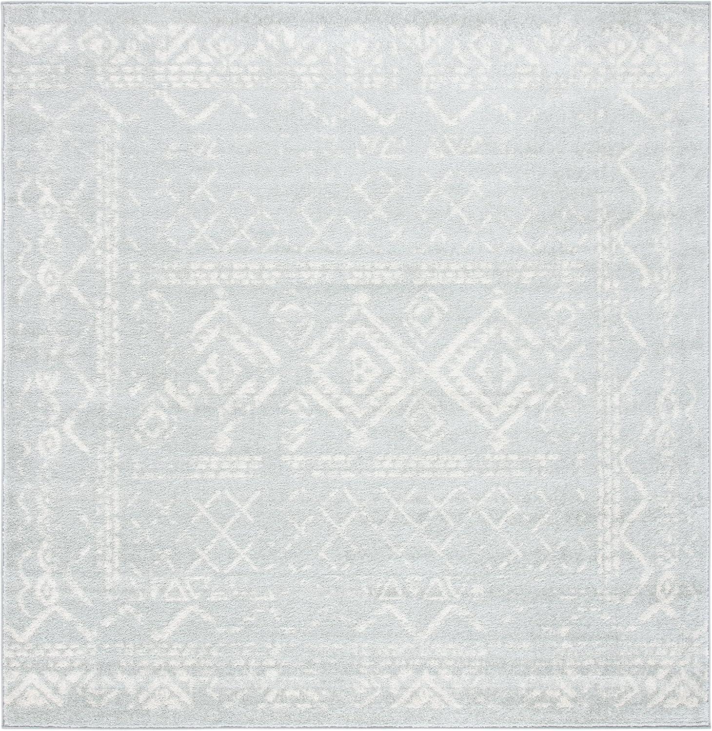 image:imageSAFAVIEH Area Rug 8x10 Tulum Collection Large Ivory amp Black Moroccan Boho Distressed Design NonShedding amp Easy to Clean Ideal for Living Room Bedroom Dining Space TUL268DLight GreyIvory