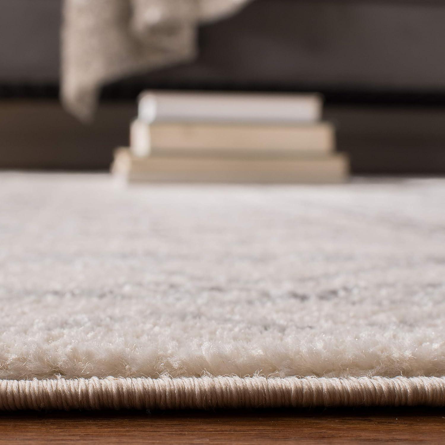 image:imageSAFAVIEH Area Rug 8x10 Tulum Collection Large Ivory amp Black Moroccan Boho Distressed Design NonShedding amp Easy to Clean Ideal for Living Room Bedroom Dining Space TUL268DIvoryGrey