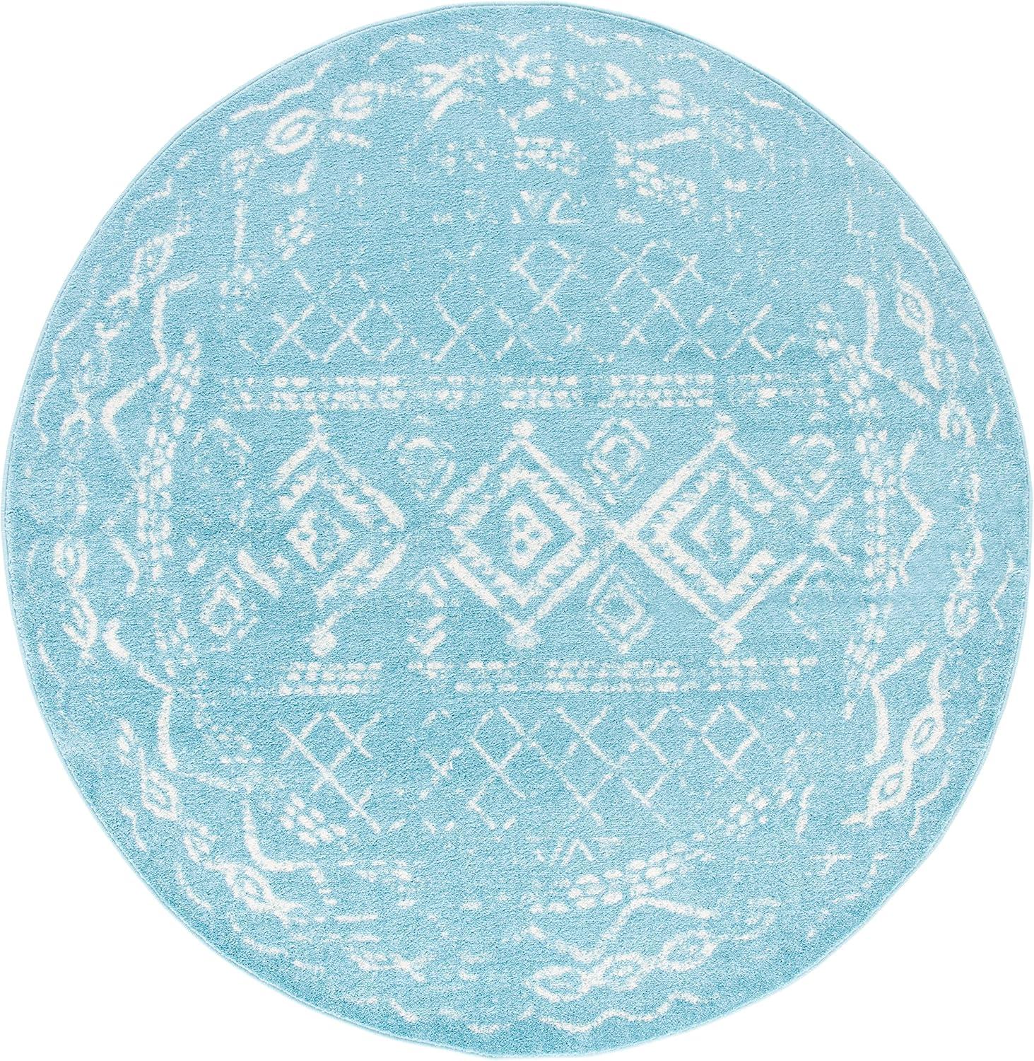 image:imageSAFAVIEH Area Rug 8x10 Tulum Collection Large Ivory amp Black Moroccan Boho Distressed Design NonShedding amp Easy to Clean Ideal for Living Room Bedroom Dining Space TUL268DTurquoiseIvory
