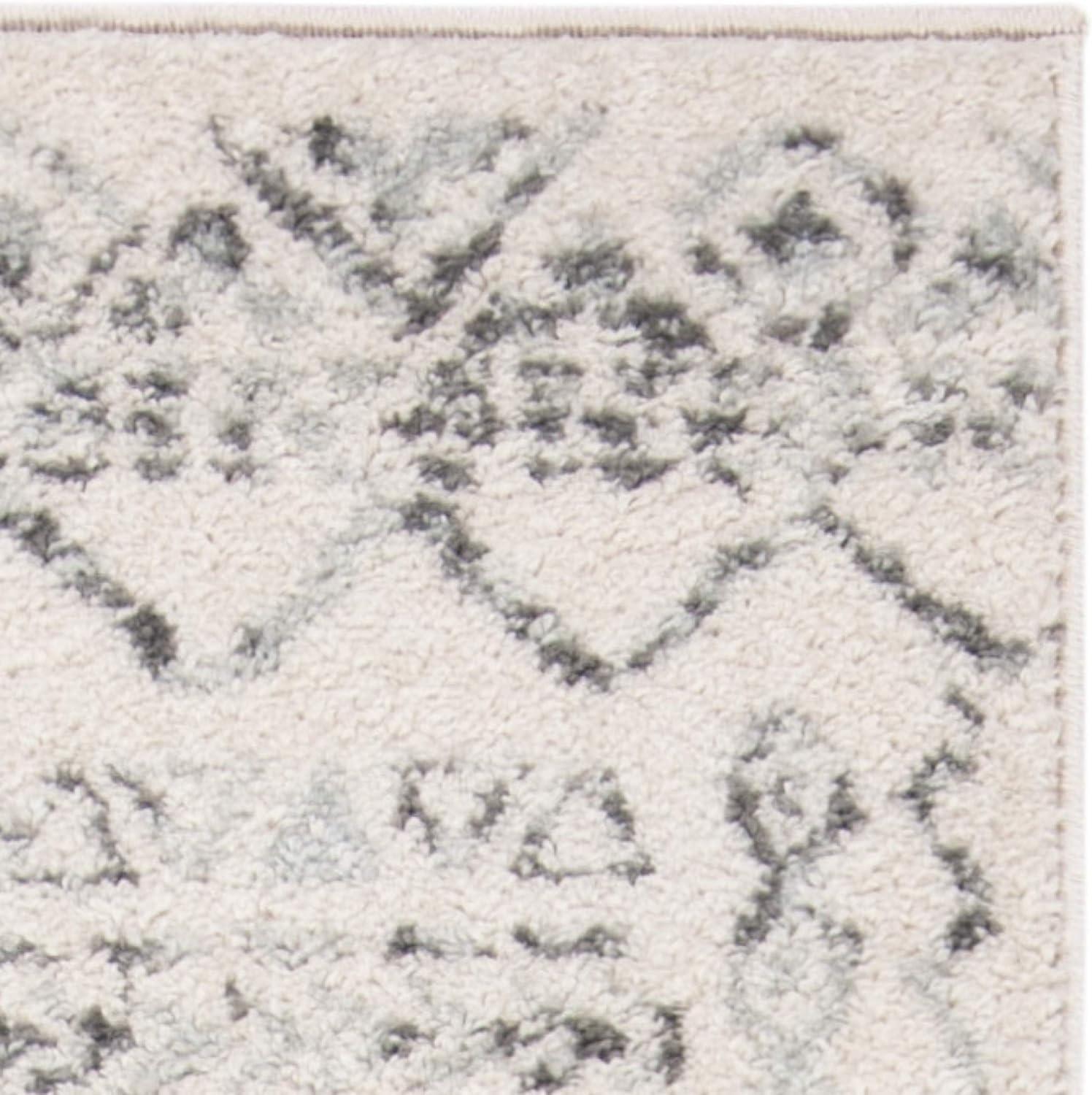 image:imageSAFAVIEH Area Rug 8x10 Tulum Collection Large Ivory amp Black Moroccan Boho Distressed Design NonShedding amp Easy to Clean Ideal for Living Room Bedroom Dining Space TUL268DIvoryGrey
