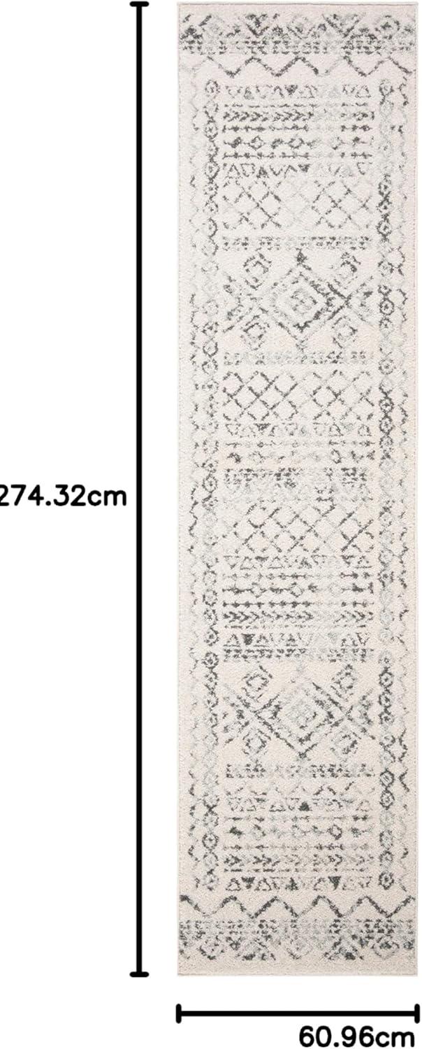 image:imageSAFAVIEH Area Rug 8x10 Tulum Collection Large Ivory amp Black Moroccan Boho Distressed Design NonShedding amp Easy to Clean Ideal for Living Room Bedroom Dining Space TUL268DIvoryGrey