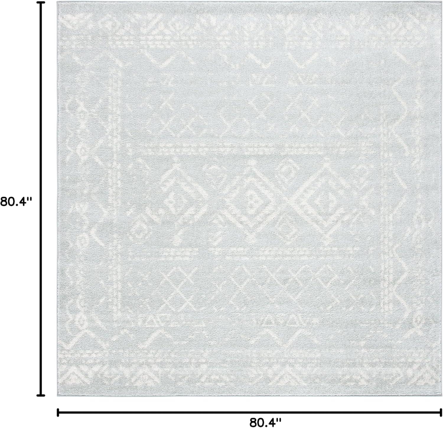 image:imageSAFAVIEH Area Rug 8x10 Tulum Collection Large Ivory amp Black Moroccan Boho Distressed Design NonShedding amp Easy to Clean Ideal for Living Room Bedroom Dining Space TUL268DLight GreyIvory