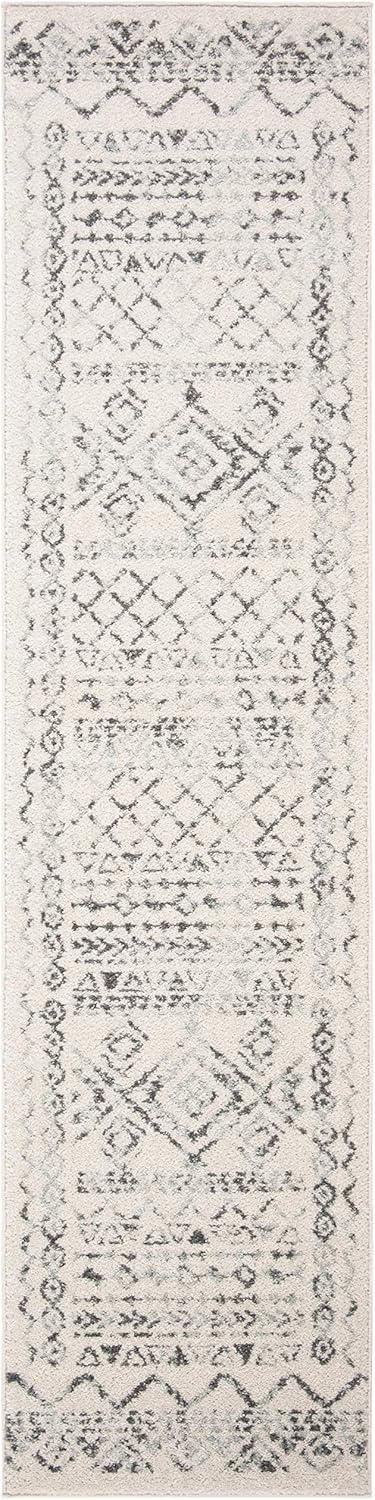 image:imageSAFAVIEH Area Rug 8x10 Tulum Collection Large Ivory amp Black Moroccan Boho Distressed Design NonShedding amp Easy to Clean Ideal for Living Room Bedroom Dining Space TUL268DIvoryGrey