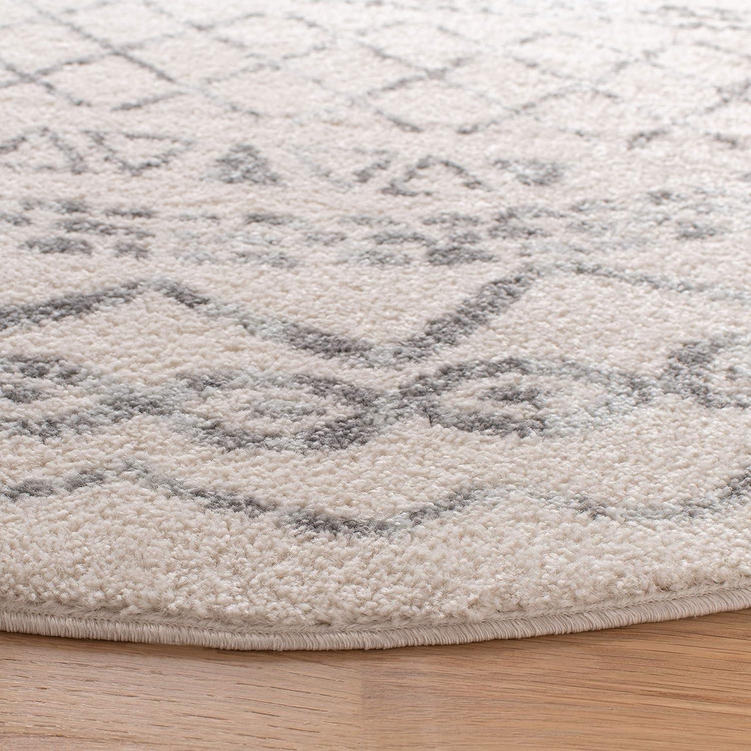 image:imageSAFAVIEH Area Rug 8x10 Tulum Collection Large Ivory amp Black Moroccan Boho Distressed Design NonShedding amp Easy to Clean Ideal for Living Room Bedroom Dining Space TUL268DIvoryGrey