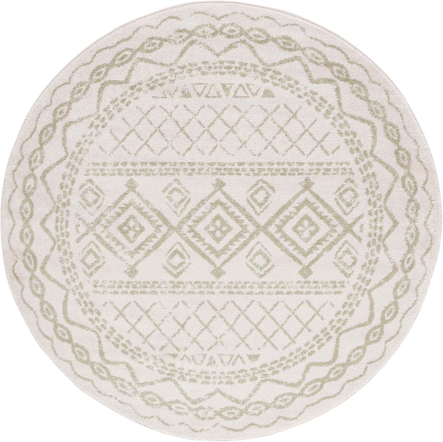 image:imageSAFAVIEH Area Rug 8x10 Tulum Collection Large Ivory amp Black Moroccan Boho Distressed Design NonShedding amp Easy to Clean Ideal for Living Room Bedroom Dining Space TUL268DIvorySage