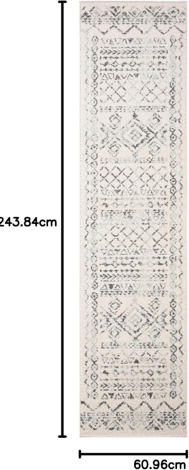 image:imageSAFAVIEH Area Rug 8x10 Tulum Collection Large Ivory amp Black Moroccan Boho Distressed Design NonShedding amp Easy to Clean Ideal for Living Room Bedroom Dining Space TUL268DIvoryGrey