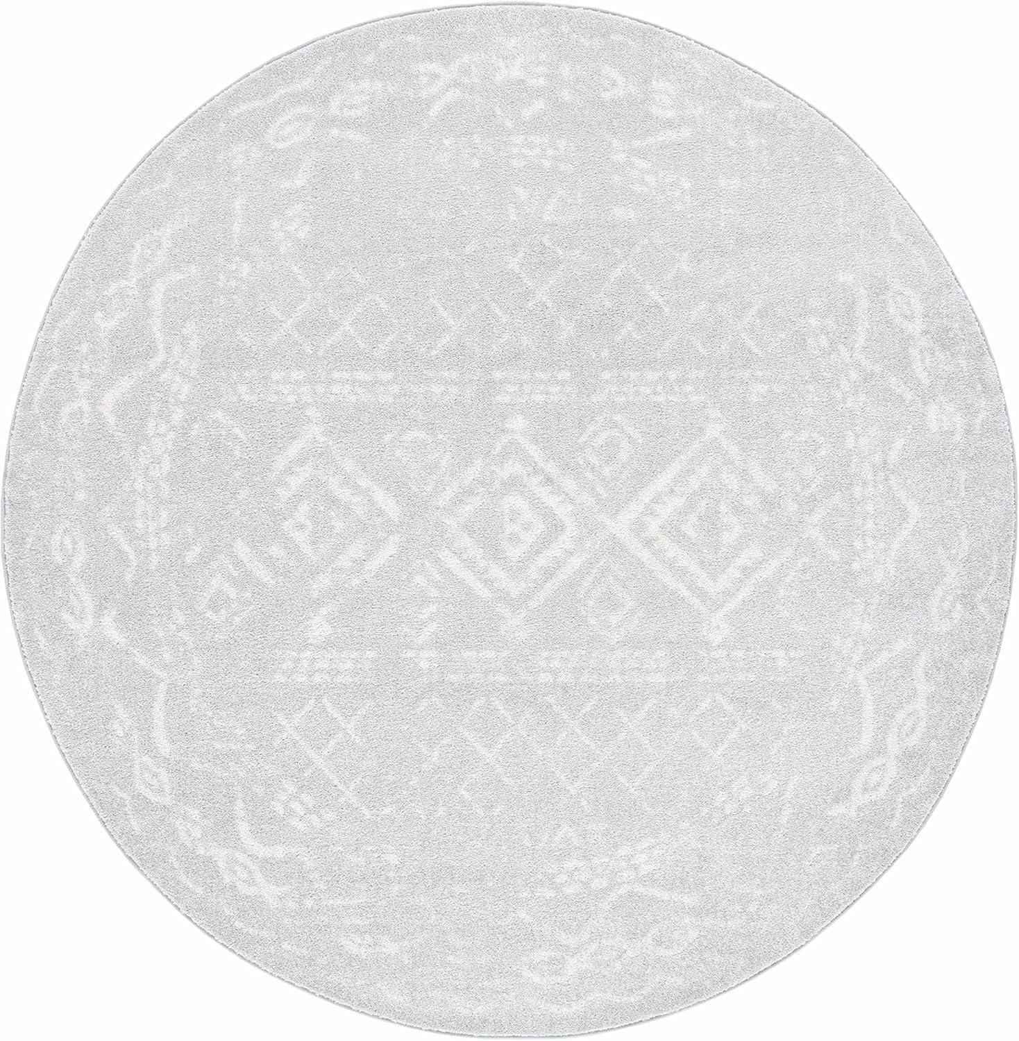 image:imageSAFAVIEH Area Rug 8x10 Tulum Collection Large Ivory amp Black Moroccan Boho Distressed Design NonShedding amp Easy to Clean Ideal for Living Room Bedroom Dining Space TUL268DLight GreyIvory