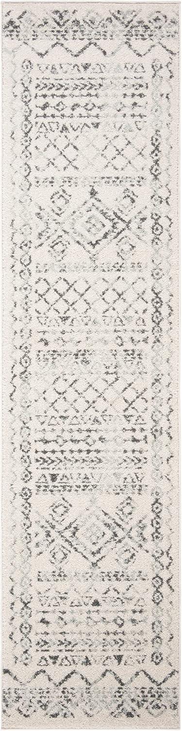 image:imageSAFAVIEH Area Rug 8x10 Tulum Collection Large Ivory amp Black Moroccan Boho Distressed Design NonShedding amp Easy to Clean Ideal for Living Room Bedroom Dining Space TUL268DIvoryGrey