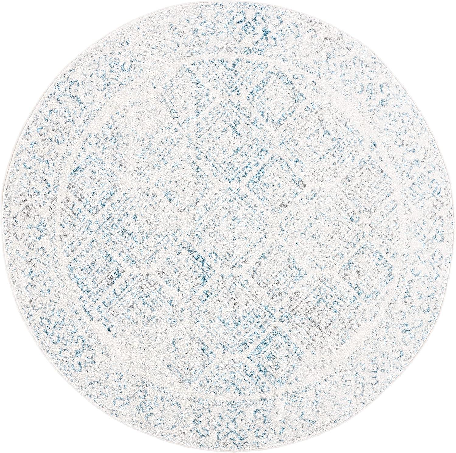 image:imageSAFAVIEH Area Rug 8x10 Tulum Collection Large Ivory amp Grey Moroccan Boho Distressed Design NonShedding amp Easy to Clean Ideal for Living Room Bedroom Dining Space TUL264AIvoryTurquoise