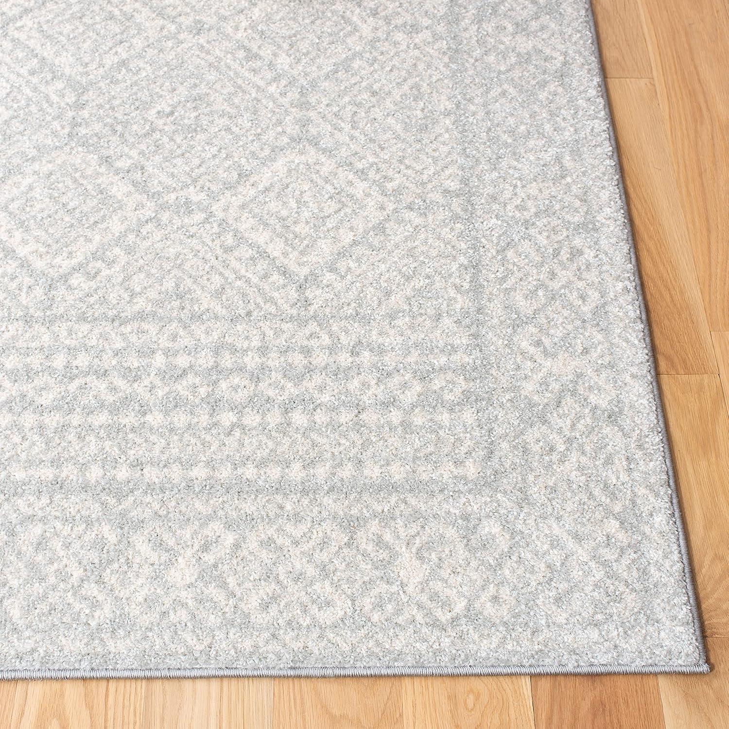 image:imageSAFAVIEH Area Rug 8x10 Tulum Collection Large Ivory amp Grey Moroccan Boho Distressed Design NonShedding amp Easy to Clean Ideal for Living Room Bedroom Dining Space TUL264ALight GreyIvory