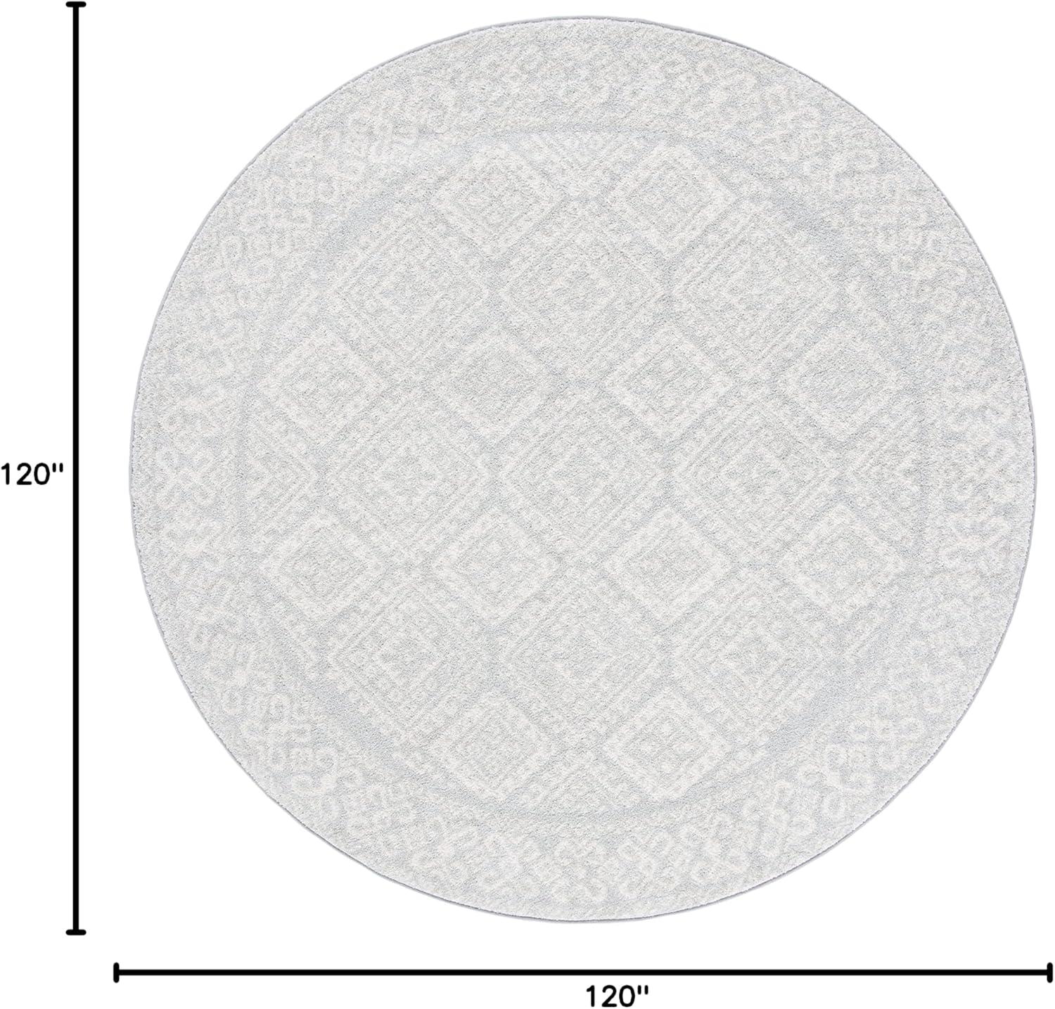 image:imageSAFAVIEH Area Rug 8x10 Tulum Collection Large Ivory amp Grey Moroccan Boho Distressed Design NonShedding amp Easy to Clean Ideal for Living Room Bedroom Dining Space TUL264ALight GreyIvory