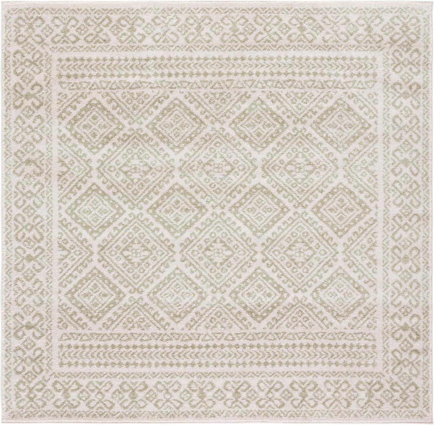 image:imageSAFAVIEH Area Rug 8x10 Tulum Collection Large Ivory amp Grey Moroccan Boho Distressed Design NonShedding amp Easy to Clean Ideal for Living Room Bedroom Dining Space TUL264AIvorySage