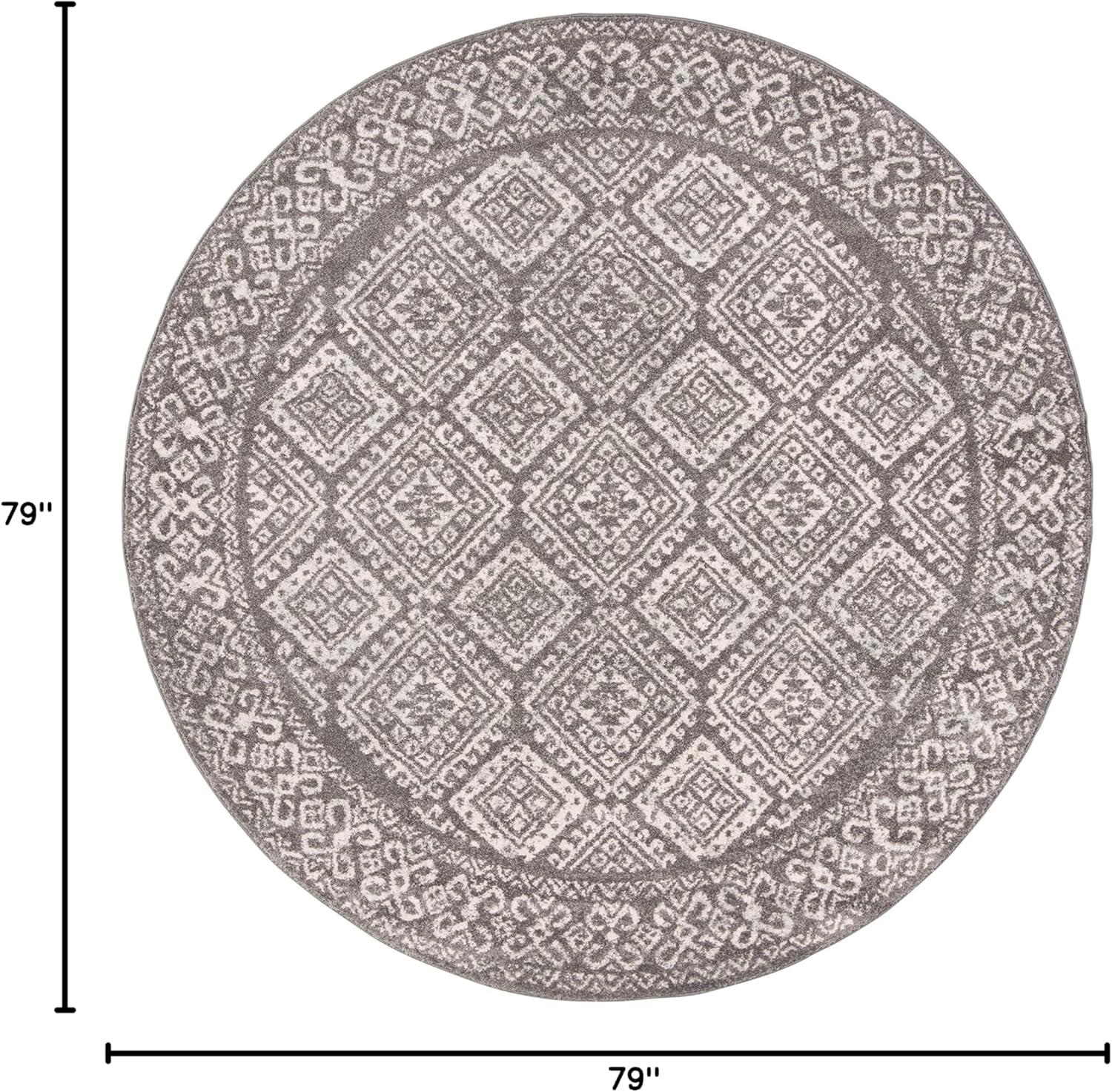 image:imageSAFAVIEH Area Rug 8x10 Tulum Collection Large Ivory amp Grey Moroccan Boho Distressed Design NonShedding amp Easy to Clean Ideal for Living Room Bedroom Dining Space TUL264ADark GreyIvory