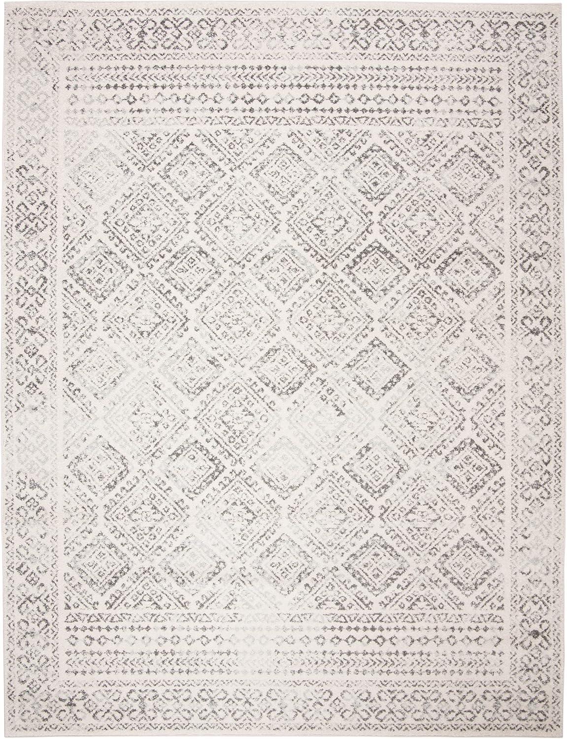 image:imageSAFAVIEH Area Rug 8x10 Tulum Collection Large Ivory amp Grey Moroccan Boho Distressed Design NonShedding amp Easy to Clean Ideal for Living Room Bedroom Dining Space TUL264AIvoryGrey