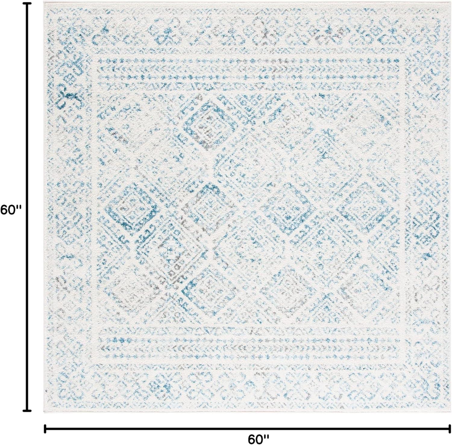 image:imageSAFAVIEH Area Rug 8x10 Tulum Collection Large Ivory amp Grey Moroccan Boho Distressed Design NonShedding amp Easy to Clean Ideal for Living Room Bedroom Dining Space TUL264AIvoryTurquoise