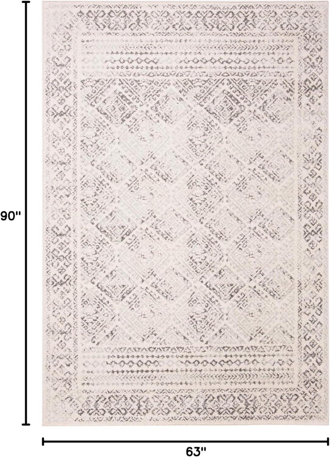 image:imageSAFAVIEH Area Rug 8x10 Tulum Collection Large Ivory amp Grey Moroccan Boho Distressed Design NonShedding amp Easy to Clean Ideal for Living Room Bedroom Dining Space TUL264AIvoryGrey