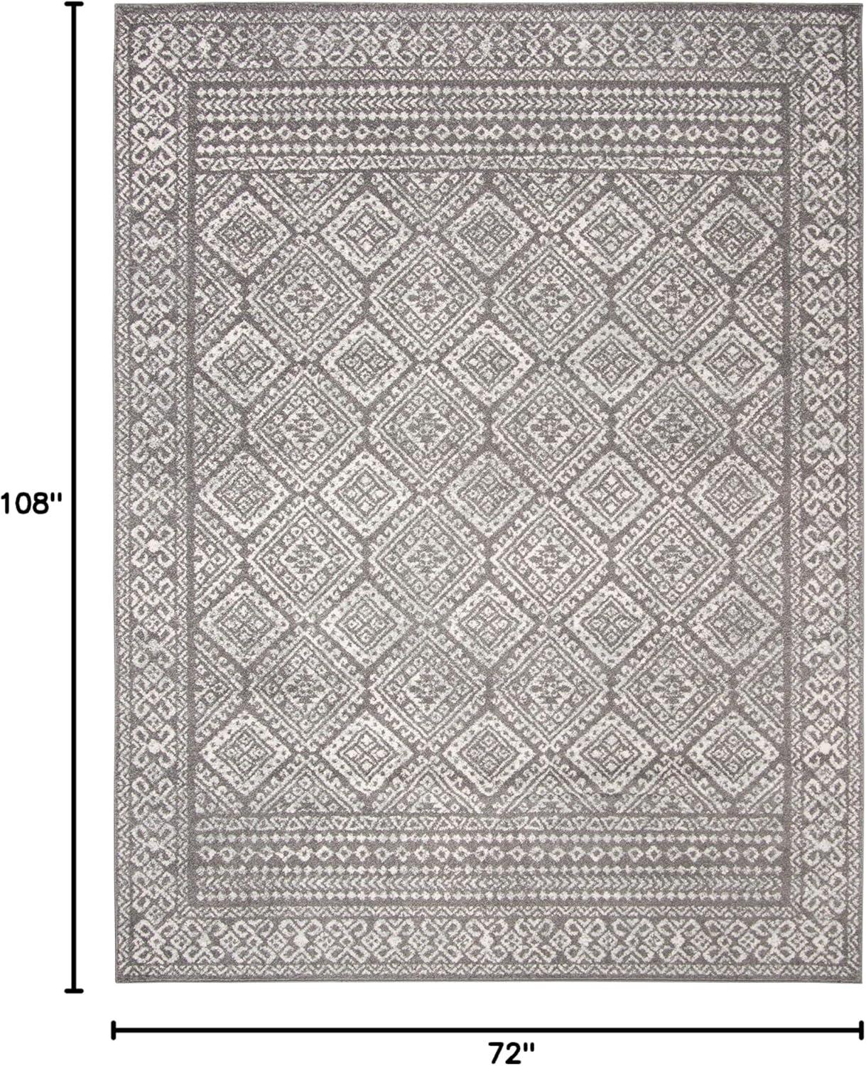 image:imageSAFAVIEH Area Rug 8x10 Tulum Collection Large Ivory amp Grey Moroccan Boho Distressed Design NonShedding amp Easy to Clean Ideal for Living Room Bedroom Dining Space TUL264ADark GreyIvory