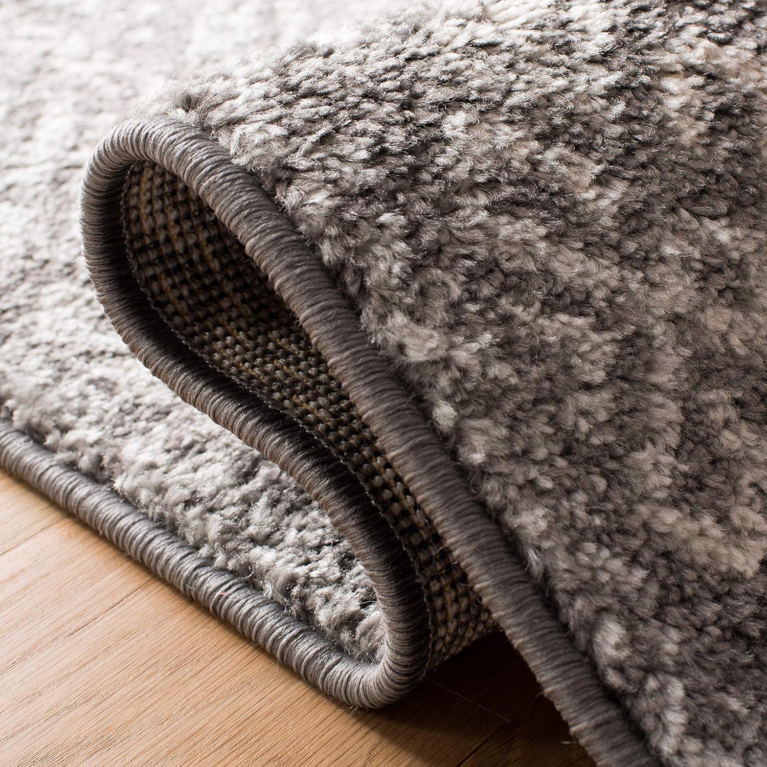 image:imageSAFAVIEH Area Rug 8x10 Tulum Collection Large Ivory amp Grey Moroccan Boho Distressed Design NonShedding amp Easy to Clean Ideal for Living Room Bedroom Dining Space TUL264ADark GreyIvory
