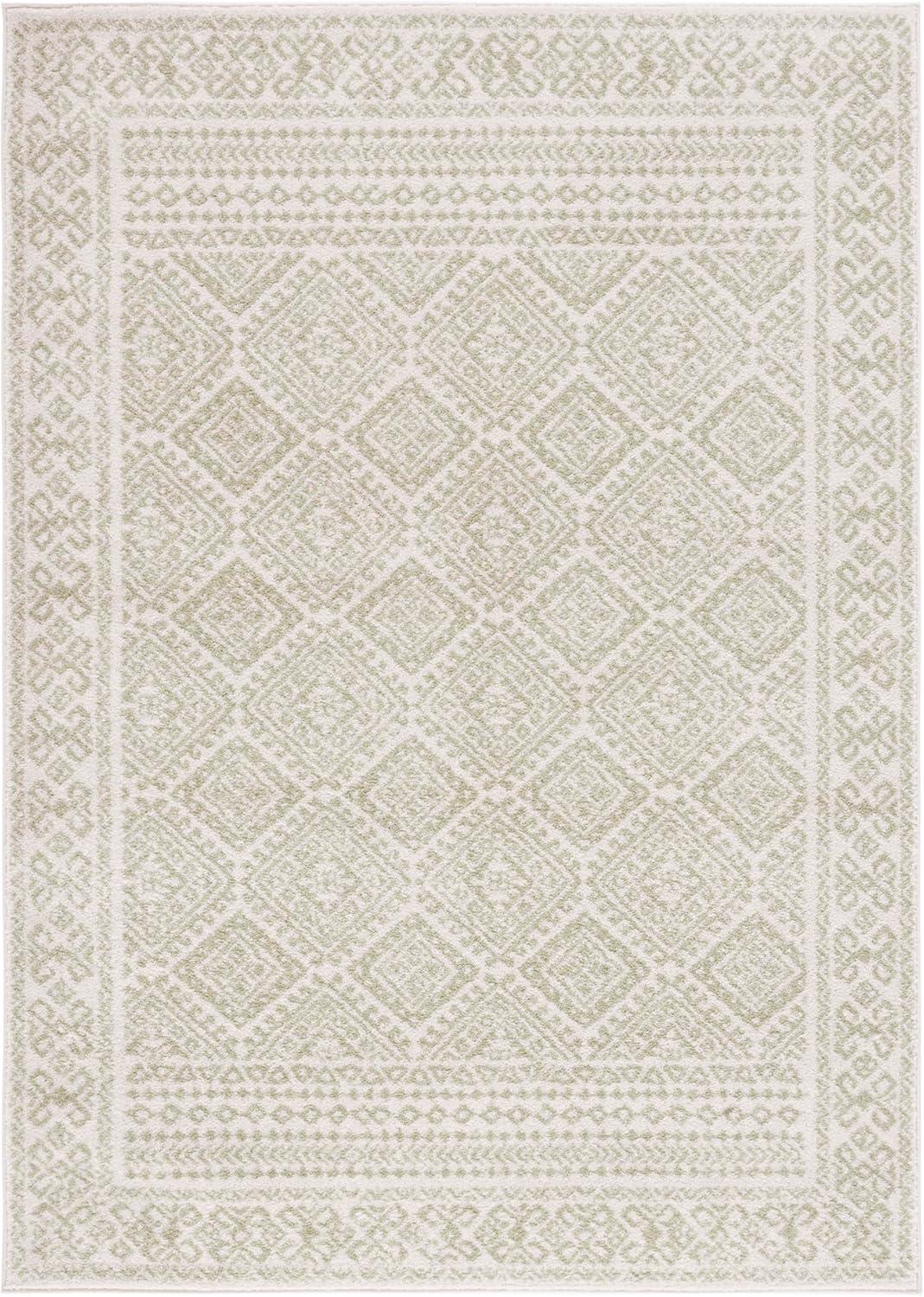 image:imageSAFAVIEH Area Rug 8x10 Tulum Collection Large Ivory amp Grey Moroccan Boho Distressed Design NonShedding amp Easy to Clean Ideal for Living Room Bedroom Dining Space TUL264AIvorySage