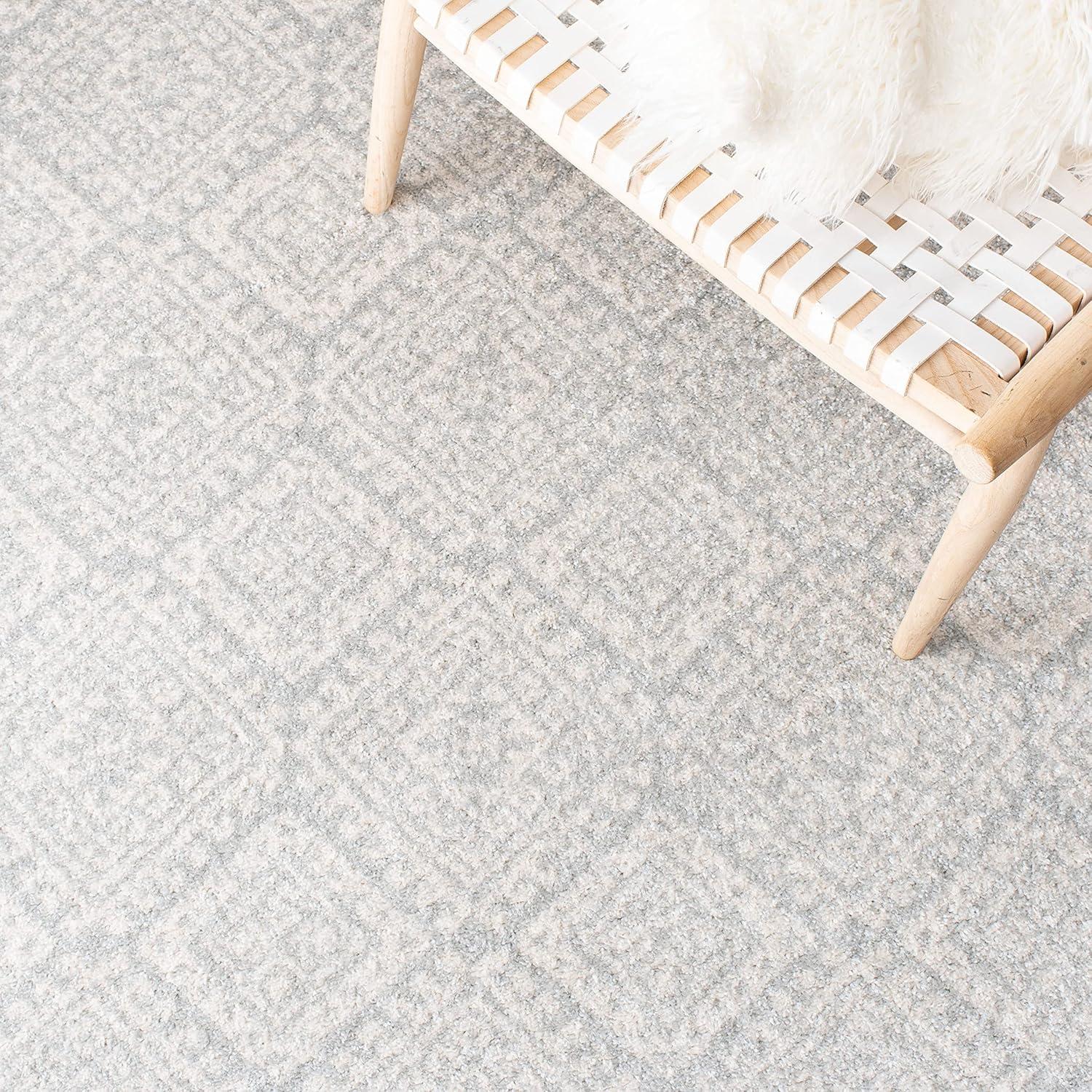 image:imageSAFAVIEH Area Rug 8x10 Tulum Collection Large Ivory amp Grey Moroccan Boho Distressed Design NonShedding amp Easy to Clean Ideal for Living Room Bedroom Dining Space TUL264ALight GreyIvory