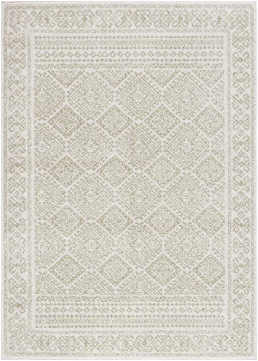 image:imageSAFAVIEH Area Rug 8x10 Tulum Collection Large Ivory amp Grey Moroccan Boho Distressed Design NonShedding amp Easy to Clean Ideal for Living Room Bedroom Dining Space TUL264AIvorySage
