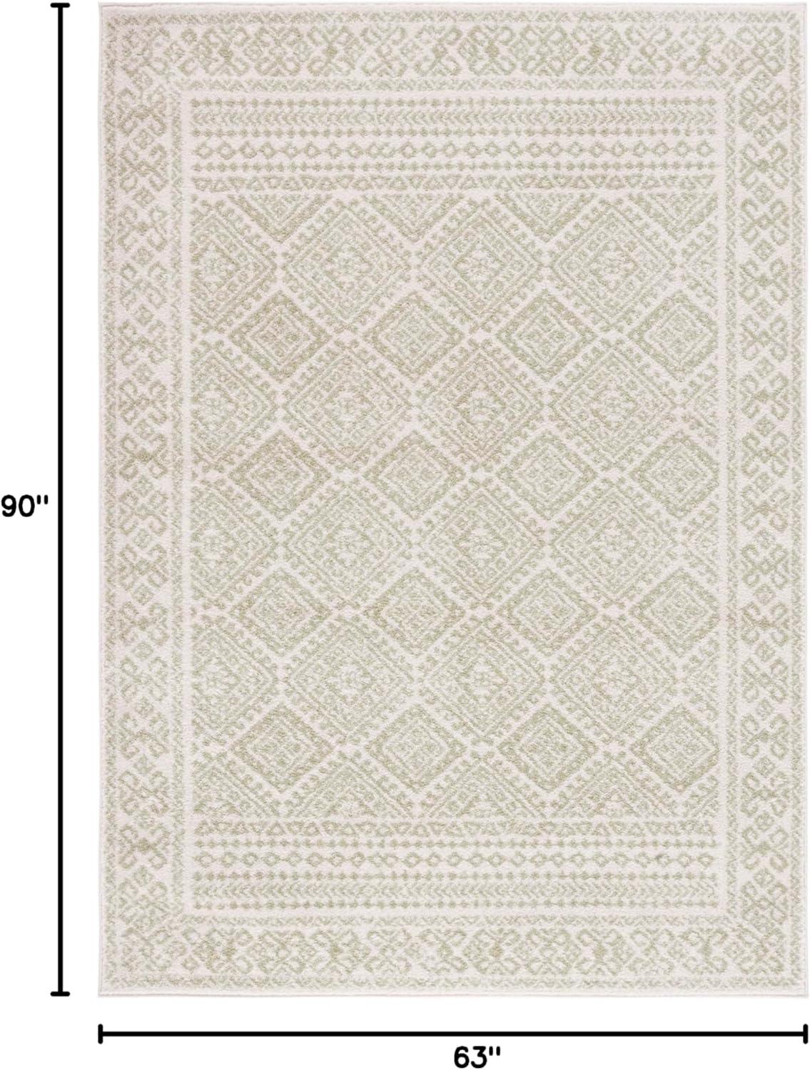 image:imageSAFAVIEH Area Rug 8x10 Tulum Collection Large Ivory amp Grey Moroccan Boho Distressed Design NonShedding amp Easy to Clean Ideal for Living Room Bedroom Dining Space TUL264AIvorySage