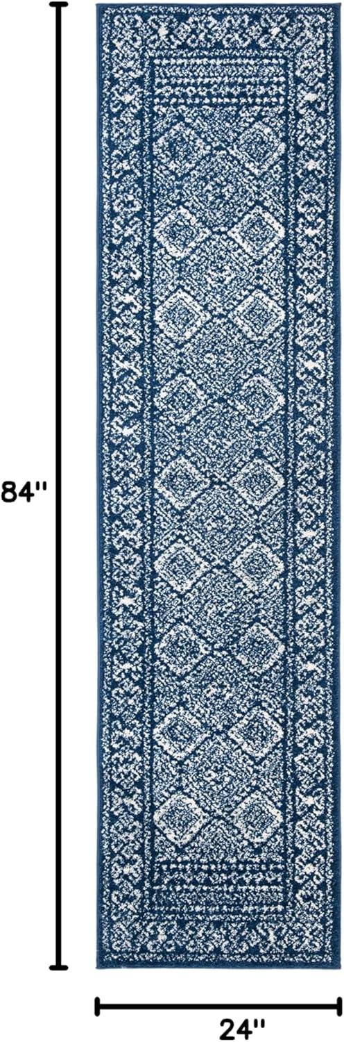 image:imageSAFAVIEH Area Rug 8x10 Tulum Collection Large Ivory amp Grey Moroccan Boho Distressed Design NonShedding amp Easy to Clean Ideal for Living Room Bedroom Dining Space TUL264ANavyIvory
