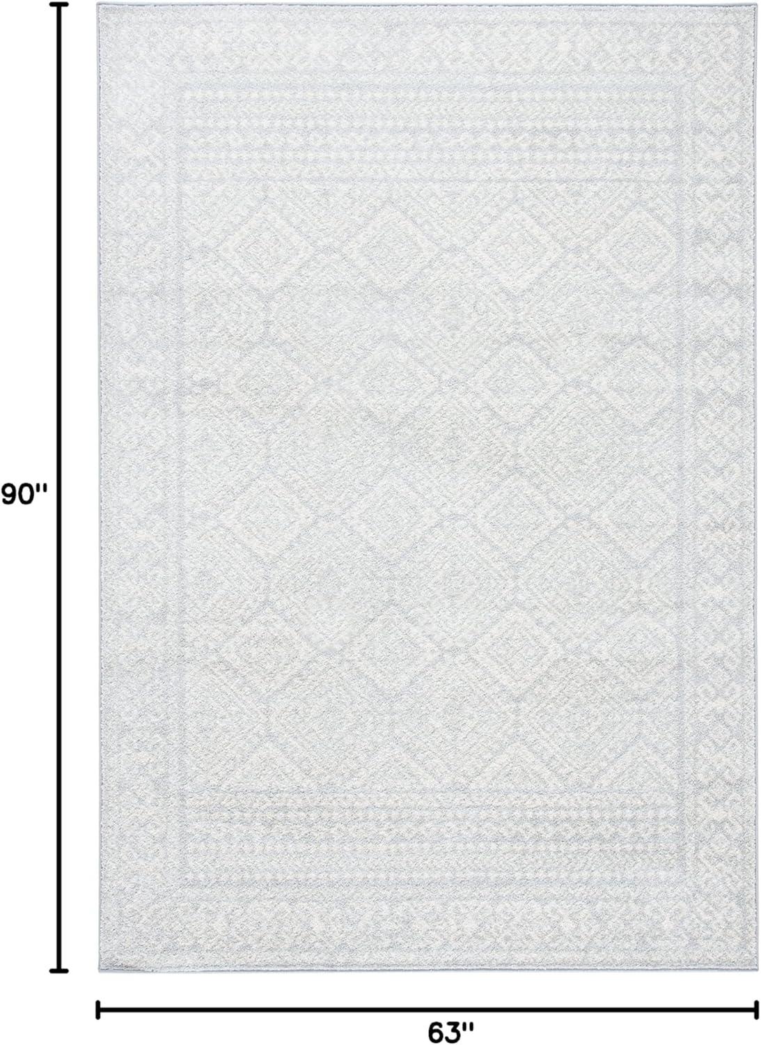 image:imageSAFAVIEH Area Rug 8x10 Tulum Collection Large Ivory amp Grey Moroccan Boho Distressed Design NonShedding amp Easy to Clean Ideal for Living Room Bedroom Dining Space TUL264ALight GreyIvory