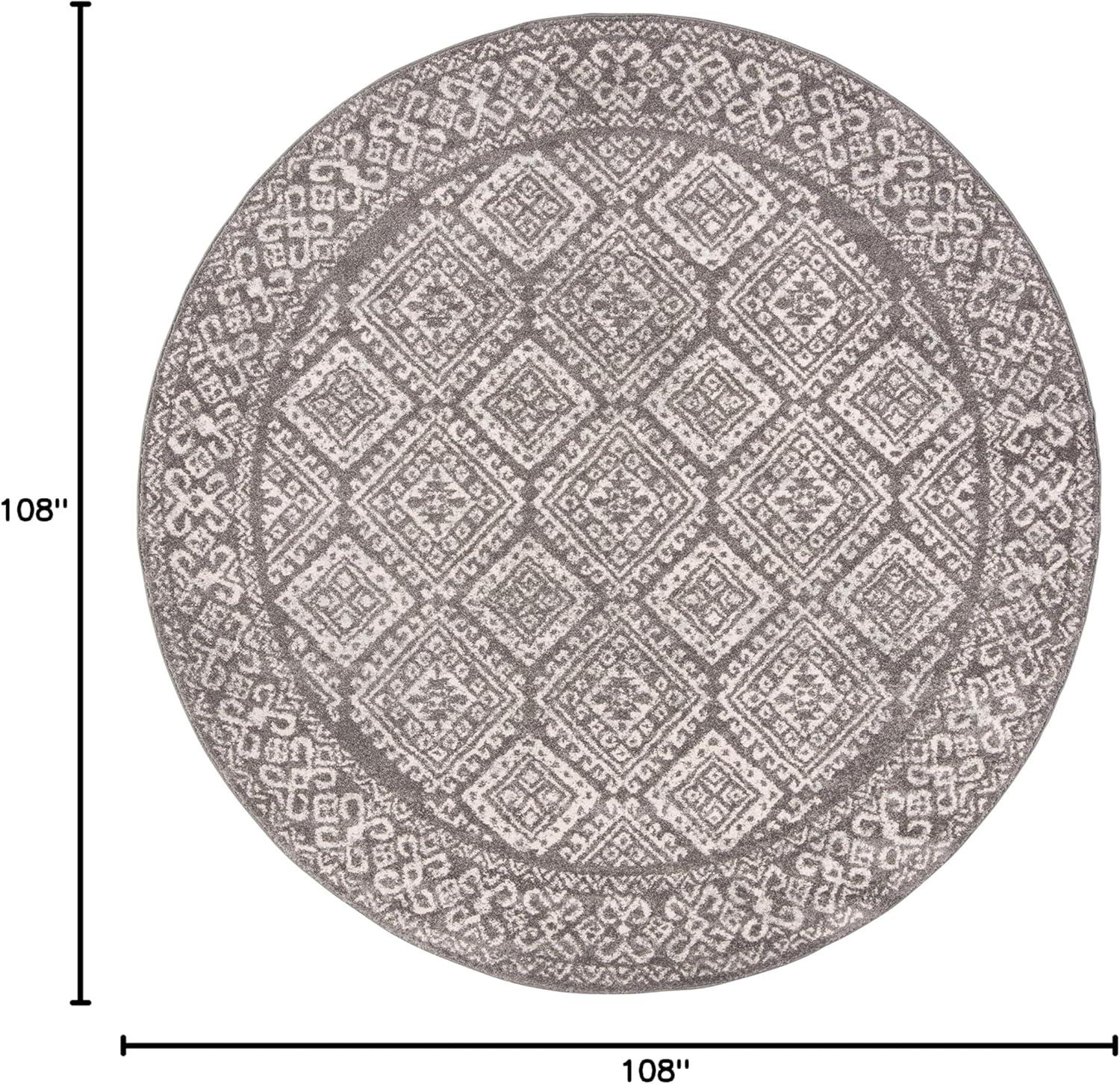 image:imageSAFAVIEH Area Rug 8x10 Tulum Collection Large Ivory amp Grey Moroccan Boho Distressed Design NonShedding amp Easy to Clean Ideal for Living Room Bedroom Dining Space TUL264ADark GreyIvory