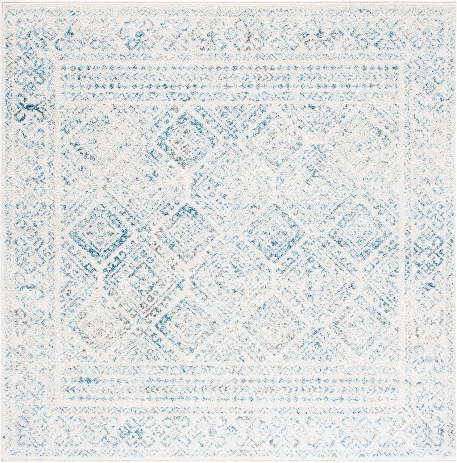 image:imageSAFAVIEH Area Rug 8x10 Tulum Collection Large Ivory amp Grey Moroccan Boho Distressed Design NonShedding amp Easy to Clean Ideal for Living Room Bedroom Dining Space TUL264AIvoryTurquoise