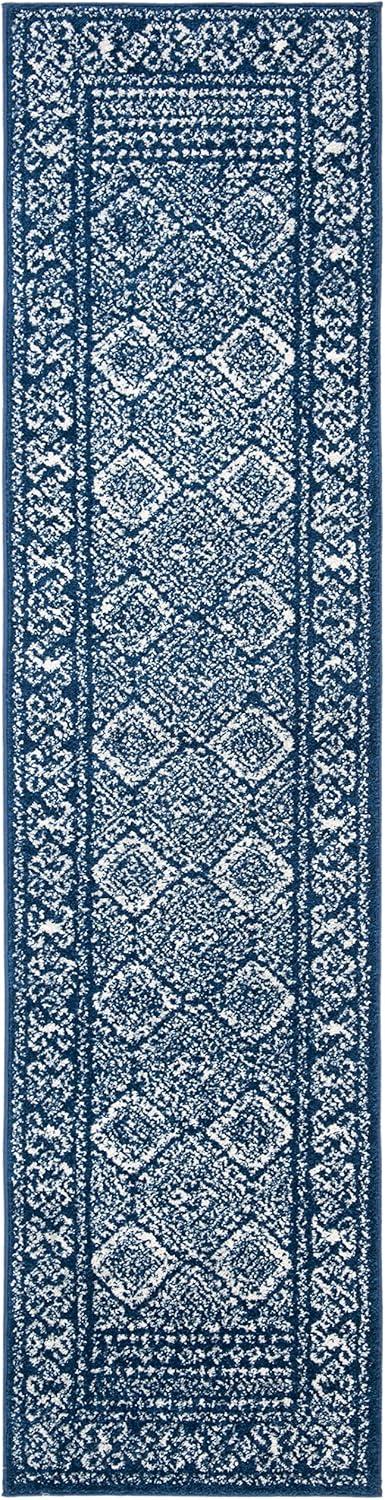 image:imageSAFAVIEH Area Rug 8x10 Tulum Collection Large Ivory amp Grey Moroccan Boho Distressed Design NonShedding amp Easy to Clean Ideal for Living Room Bedroom Dining Space TUL264ANavyIvory