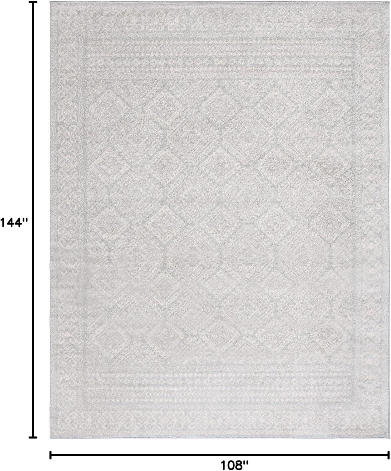 image:imageSAFAVIEH Area Rug 8x10 Tulum Collection Large Ivory amp Grey Moroccan Boho Distressed Design NonShedding amp Easy to Clean Ideal for Living Room Bedroom Dining Space TUL264ALight GreyIvory