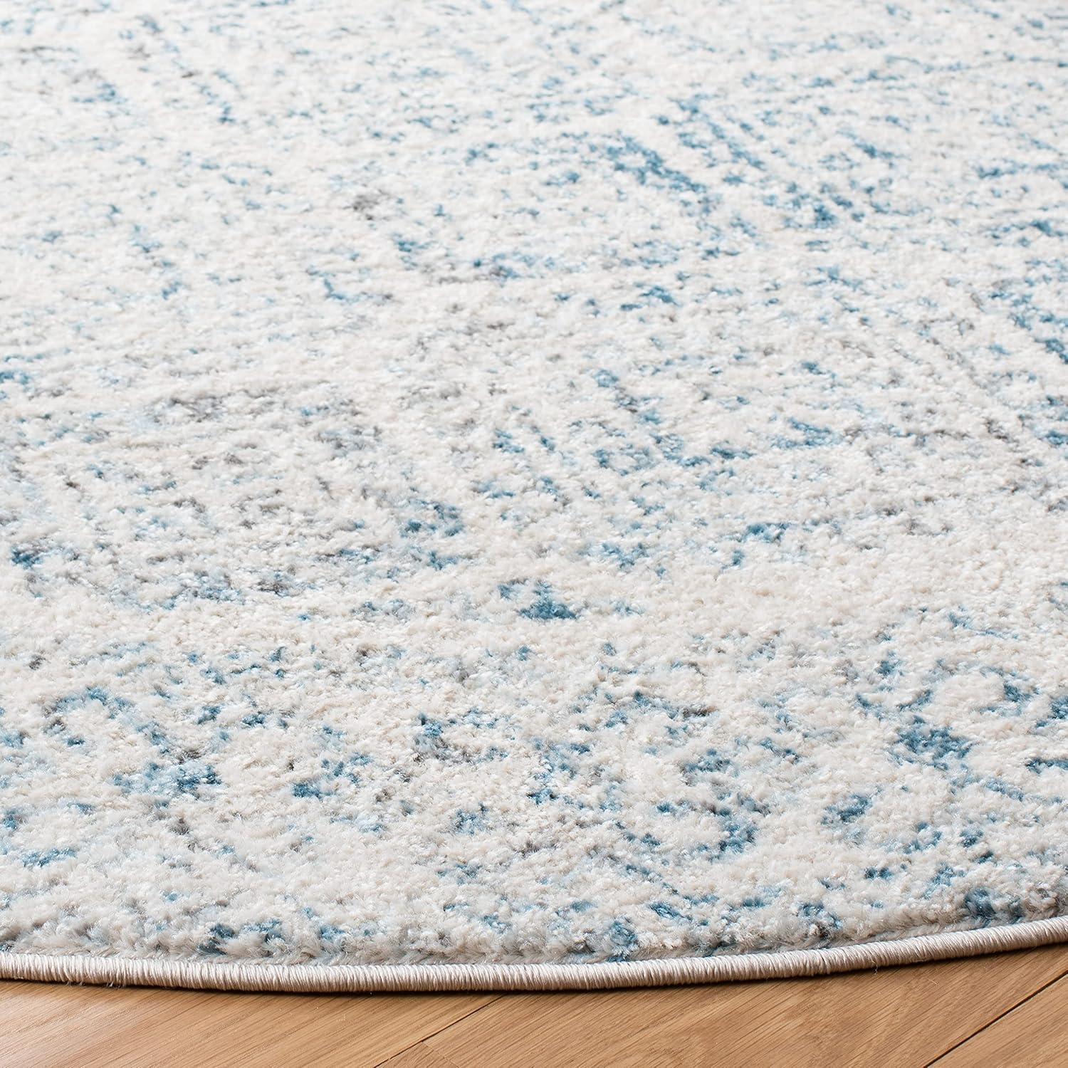 image:imageSAFAVIEH Area Rug 8x10 Tulum Collection Large Ivory amp Grey Moroccan Boho Distressed Design NonShedding amp Easy to Clean Ideal for Living Room Bedroom Dining Space TUL264AIvoryTurquoise