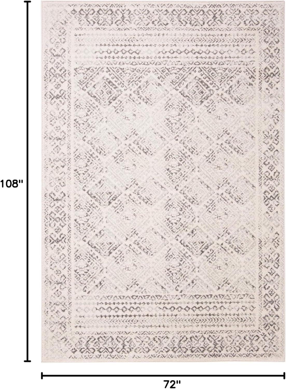 image:imageSAFAVIEH Area Rug 8x10 Tulum Collection Large Ivory amp Grey Moroccan Boho Distressed Design NonShedding amp Easy to Clean Ideal for Living Room Bedroom Dining Space TUL264AIvoryGrey