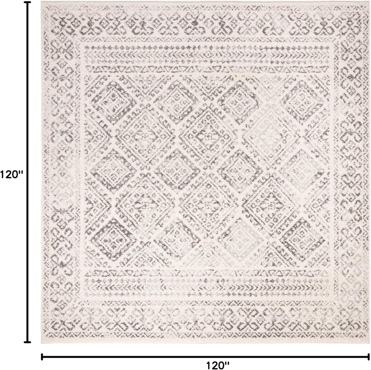image:imageSAFAVIEH Area Rug 8x10 Tulum Collection Large Ivory amp Grey Moroccan Boho Distressed Design NonShedding amp Easy to Clean Ideal for Living Room Bedroom Dining Space TUL264AIvoryGrey