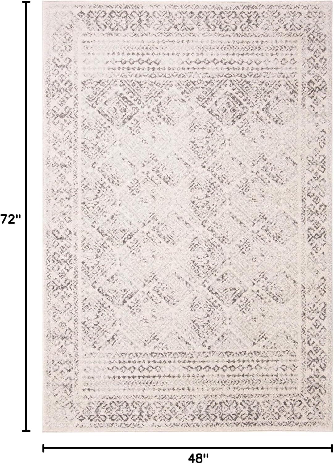 image:imageSAFAVIEH Area Rug 8x10 Tulum Collection Large Ivory amp Grey Moroccan Boho Distressed Design NonShedding amp Easy to Clean Ideal for Living Room Bedroom Dining Space TUL264AIvoryGrey