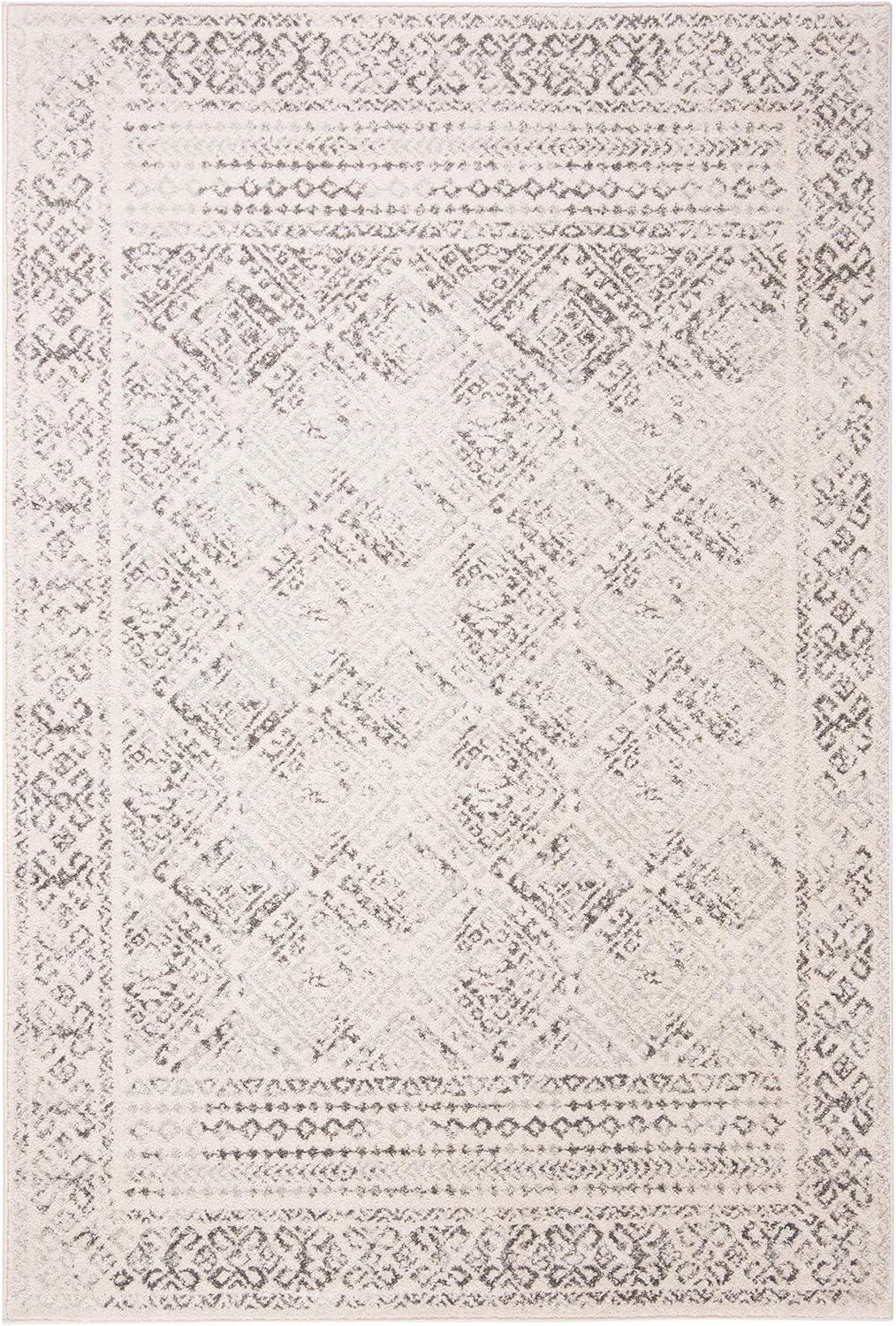 image:imageSAFAVIEH Area Rug 8x10 Tulum Collection Large Ivory amp Grey Moroccan Boho Distressed Design NonShedding amp Easy to Clean Ideal for Living Room Bedroom Dining Space TUL264AIvoryGrey