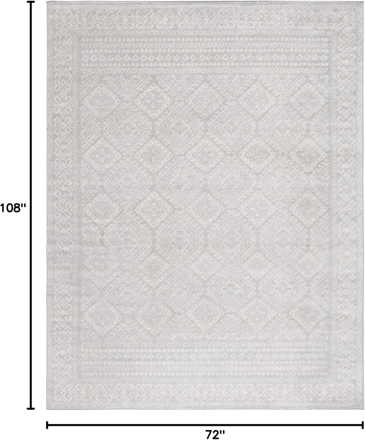 image:imageSAFAVIEH Area Rug 8x10 Tulum Collection Large Ivory amp Grey Moroccan Boho Distressed Design NonShedding amp Easy to Clean Ideal for Living Room Bedroom Dining Space TUL264ALight GreyIvory
