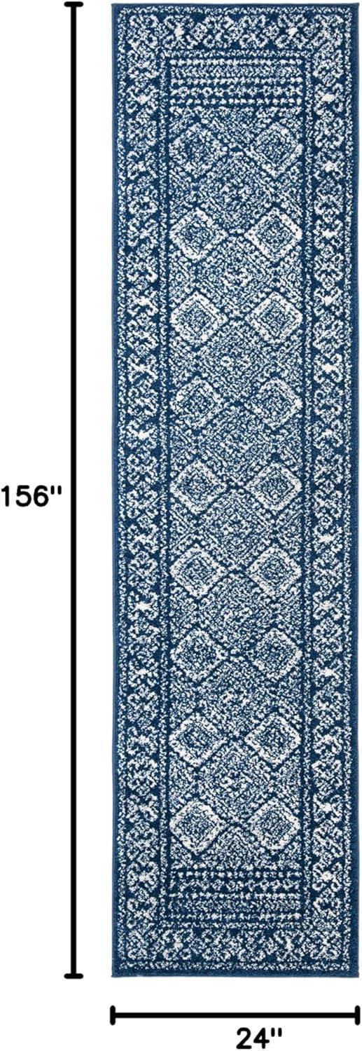 image:imageSAFAVIEH Area Rug 8x10 Tulum Collection Large Ivory amp Grey Moroccan Boho Distressed Design NonShedding amp Easy to Clean Ideal for Living Room Bedroom Dining Space TUL264ANavyIvory